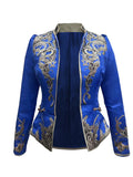 Blaue Viktorianische Jacke