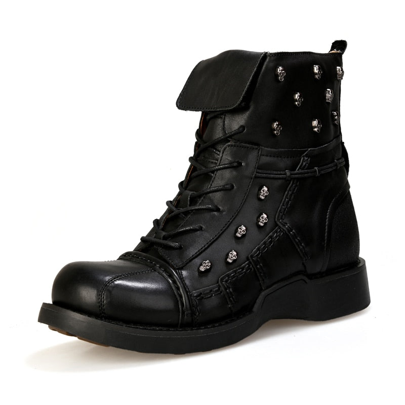 Dieselpunk Schädelstiefel
