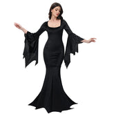 Elegantes Schwarzes Gothic Abendkleid