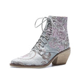Florale Viktorianische Stiefel
