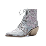 Florale Viktorianische Stiefel