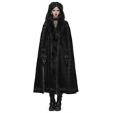 Gothic Kapuzenmantel Lang Damen