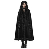 Gothic Kapuzenmantel Lang Damen