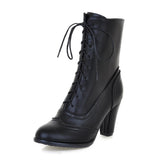 Viktorianische Brogue Stiefe