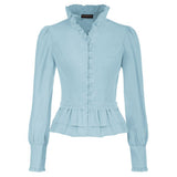 Viktorianischer Stehkragenbluse