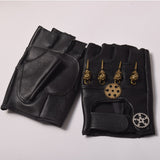 Steampunk Vogel Totenkopf Handschuhe