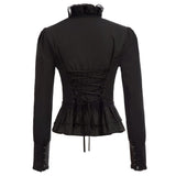 Viktorianischer Stehkragenbluse