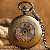 Steampunk Sichtfenster Taschenuhr