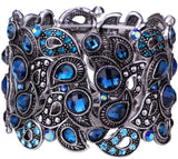Steampunk Gothic Rubin Armband