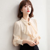 Viktorianische Rüschenbluse