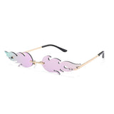 Steampunk Flammen Sonnenbrille