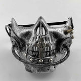 Steampunk Halb Schädel Maske