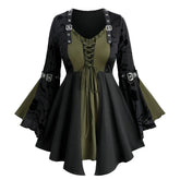 Kriegerin Steampunk Bluse