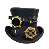 Retro Steampunk Hut mit Riemen