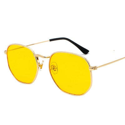 Retropunk Goldrahmen Sonnenbrille