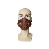 Rote Steampunk Maske