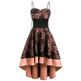 Steampunk Spitzen Hohlmuster Kleid