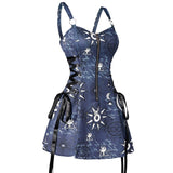 Galaktisches Steampunk Kleid