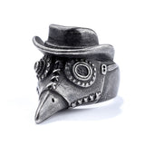 Steampunk Pestmaske Ring