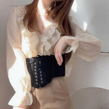 Steampunk Wildledergürtel