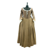 Braun Steampunk Viktorianisches Kleid