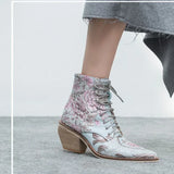 Florale Viktorianische Stiefel