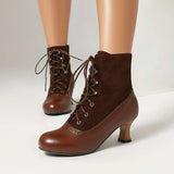 Steampunk Stiefel mit Chunky Absatz