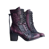 Steampunk Damenstiefel mit Absatz
