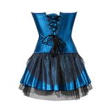 Steampunk Pfauen Korsett Kleid