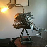 Steampunk Anglerfisch Lampe