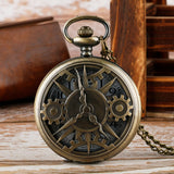 Steampunk Zeitrad Taschenuhr