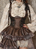 Asymmetrisches Steampunk Kleid