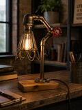 Steampunk Tisch-lampe