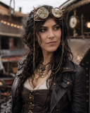 Steampunk Zahnradkette Goggles