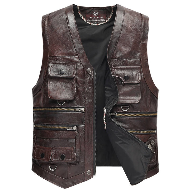 Steampunk Abenteurer Lederweste