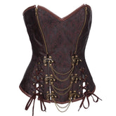 Steampunk Brokatkorsett