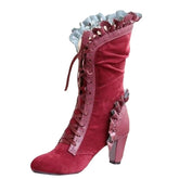 Steampunk Bühne Stiefel Damen