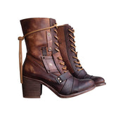 Steampunk Damenstiefel mit Absatz