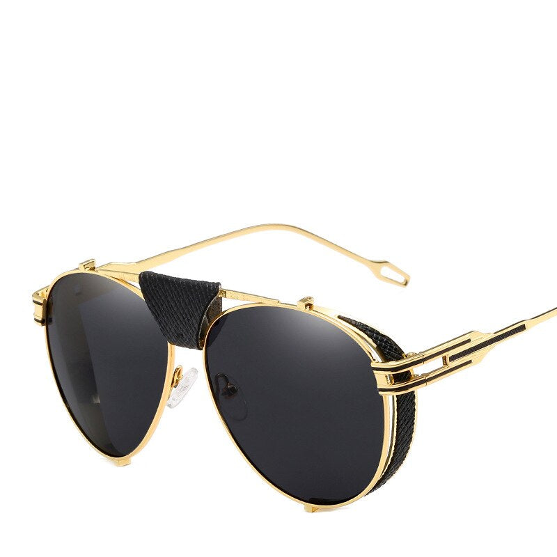Steampunk Flieger Sonnenbrille