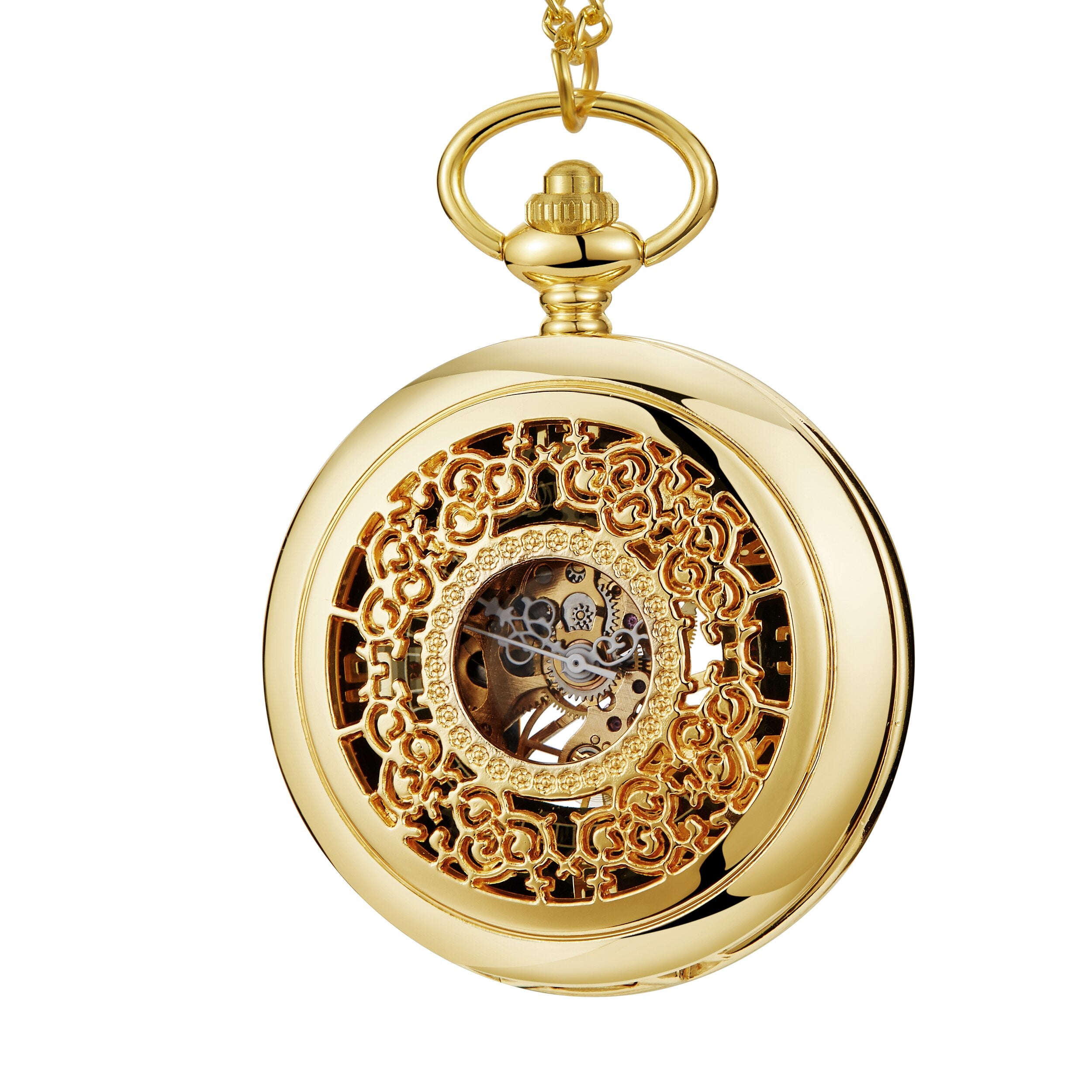Steampunk Gold Taschenuhr
