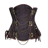 Steampunk Kettenstruktur Korsett