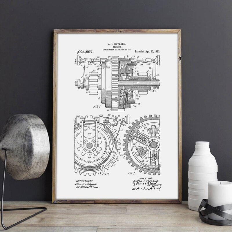 Steampunk Mechaniker Zahnräder Bild