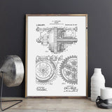 Steampunk Mechaniker Zahnräder Bild