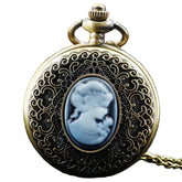 Steampunk Porträt Uhr