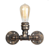 Steampunk Rohrventil Lampe