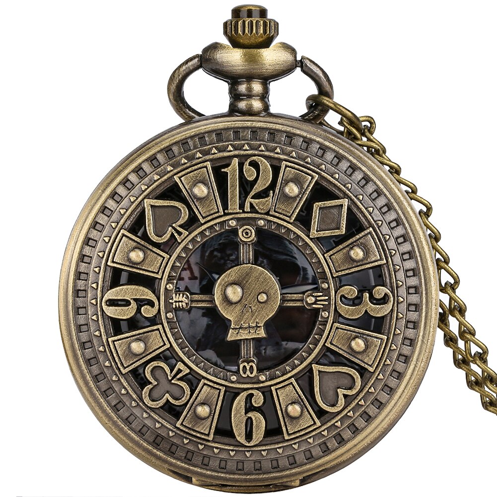 Steampunk Spielkarten Taschenuhr