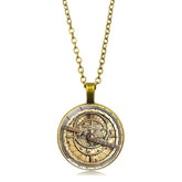 Steampunk Sternenkompass Kette