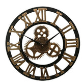 Steampunk Wanduhr