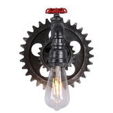 Steampunk Zahnrad Lampe