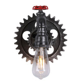 Steampunk Zahnrad Lampe